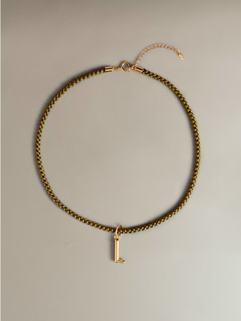 NWT Sézane Louison charm in Letter L Necklace